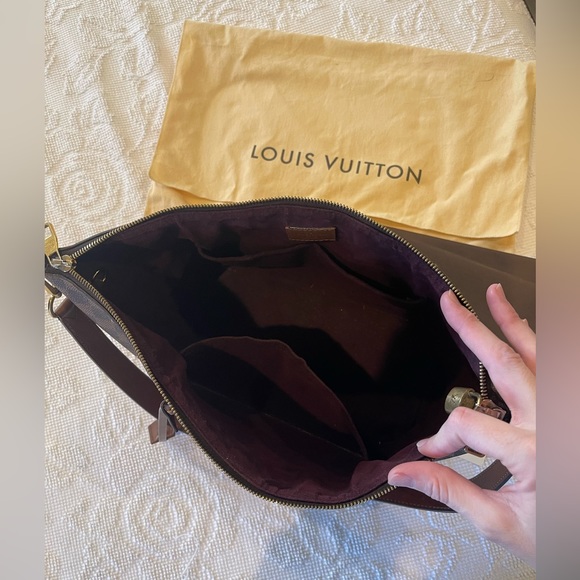 SOLD Louis Vuitton Damier Ebene Belmont Tote - Picture 6 of 10